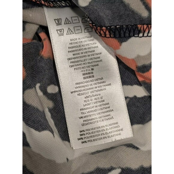 Michael Kors Women Fit N Flare Center Pleat Stretch Multicolor Dress Size Medium - Picture 6 of 6